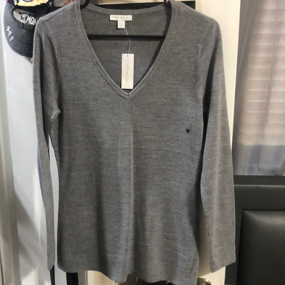 Gray sweater